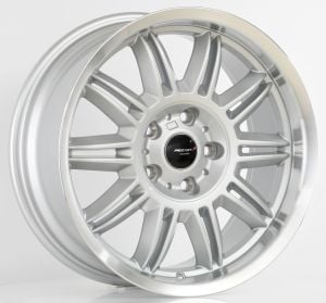 PRO 79073F 8.5X17İNÇ  5X120 ET32 72.56 SILVER+LIP MACHINED XL ÇELİK JANT
