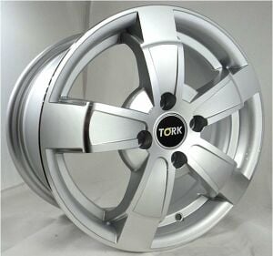 Megatork TORK 681 6x14inç 4x100 Silver Machined Çelik Jant