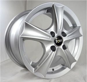 Megatork TORK 683 5.5x14inç 4x100 Silver Machined Çelik Jant