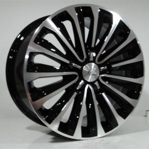 TL-1411 8x18inç 5x112 ET48 57.1 BLACK  REPLİKA Çelik Jant