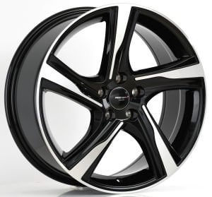 PRO 85080 8X18İNÇ  5X108 ET45 67.1 BLACK MACHINED XL ÇELİK JANT