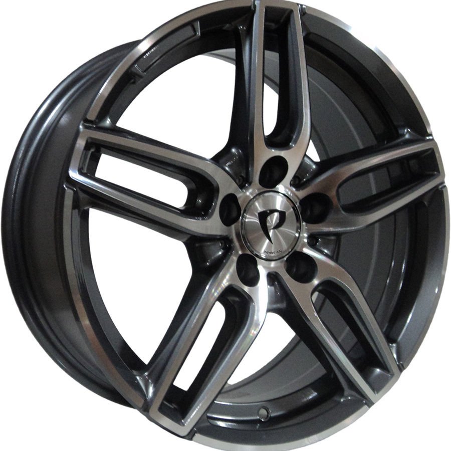 BK 5434 7.5X17İNÇ  5X112 ET45 66.56 GUN MACHINED XL ÇELİK JANT