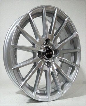 SLK Slk 2074 6.5x15inç 4x100 et35 73.1 Sılver Machined Çelik Jant