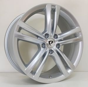 BKY 1139 8X18İNÇ  5X112 ET48 57.1 SILVER XL ÇELİK JANT
