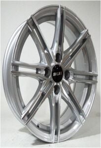 SLK Slk 2078 6.5x15inç 4x100 et35 73.1 Sılver Machined Çelik Jant