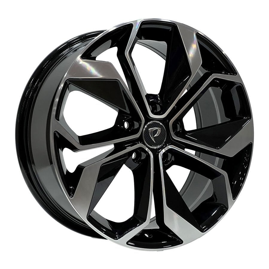 BK 5168 6.5X16İNÇ BK 5168 5X114.3 ET45 66.1 BLACK MACHİNED ÇELİK JANT