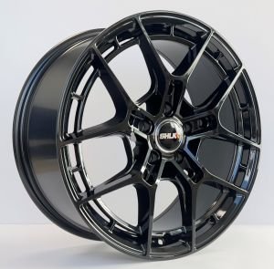 SLK 1955 8X18İNÇ  5X112 ET45 73.1 BLACK ÇELİK JANT