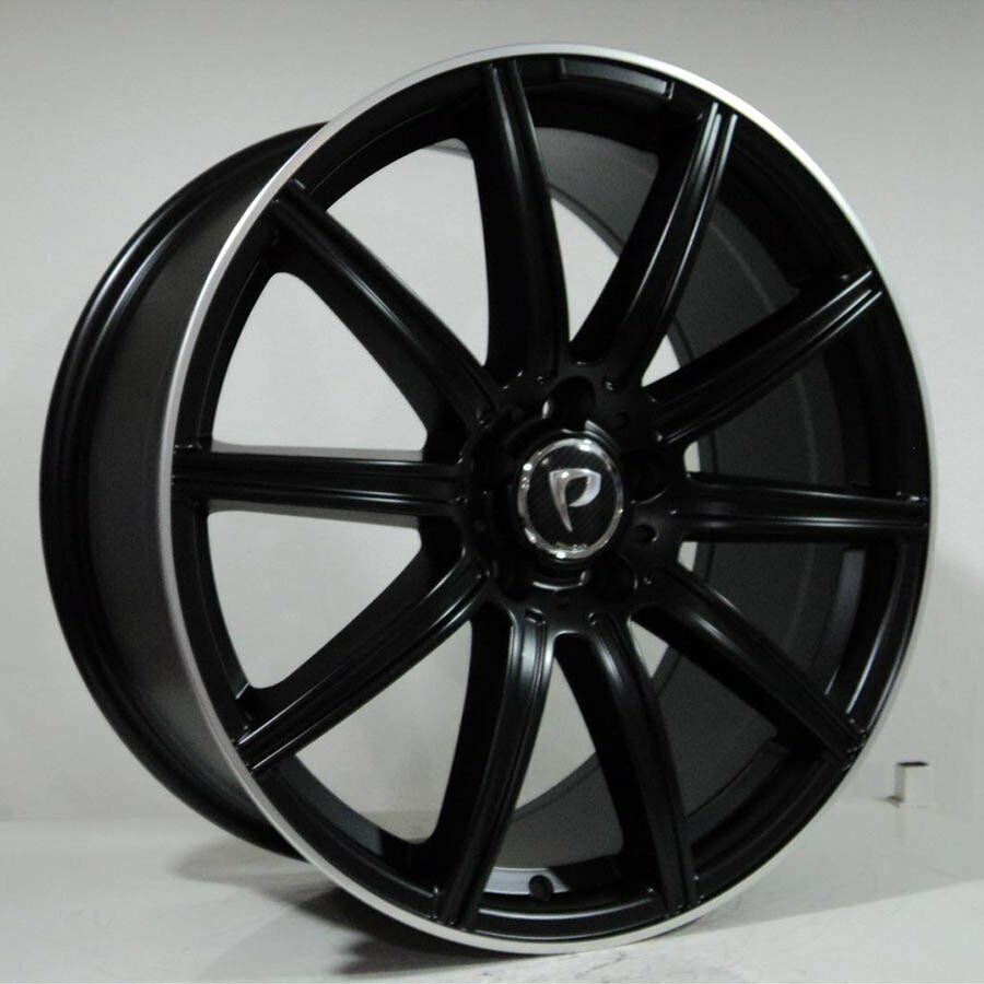 POWCAN BK-5352 8.5x19inç 5x112 ET45 66.56 BLACK Machıned Replika Çelik Jant