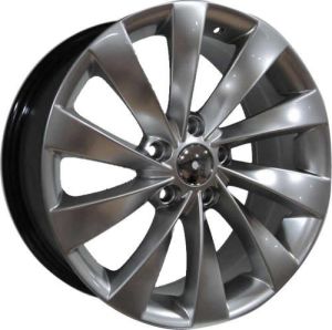 Powcan BK 438 8.0x18inç 5x112 Hyper Silver Volkswagen Replika Çelik Jant