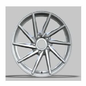 Powcan BK 885A  7x14inç 4x100 et35 73.1 Silver Machined Çelik Jant