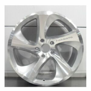 Powcan BK 928 8.5x 18inç 5x112 Silver Machined Çelik Jant
