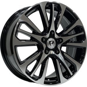 BKY 0057 7X17 5X114.3 ET40 66.1 BLACK MACHINED XL