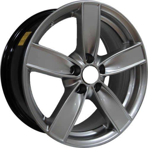Powcan BK 493 7.0x15inç 5x112 Hyper Silver Volkswagen Replika Çelik Jant