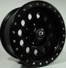 POWCAN BK-5332 8x16inç 6x139.7 ET-10 110 BLACK Machıned Replika Çelik Jant