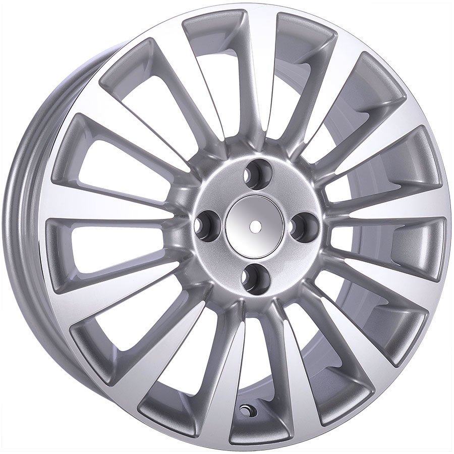 Powcan BK 743 6X15inç 4x98 et35 58.1 Sılver Machined Çelik Jant 1 TAKIM (4 adet) JANT SİPARİŞİ
