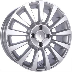 Powcan BK 743 6X15inç 4x98 et35 58.1 Sılver Machined Çelik Jant 1 TAKIM (4 adet) JANT SİPARİŞİ