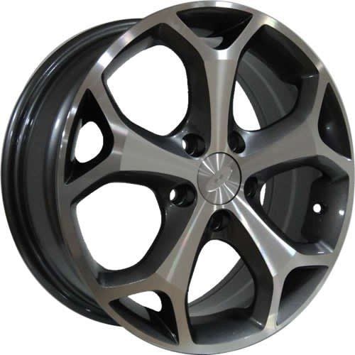 Powcan BK 386 6.5x15inç 5x108 Gun Machined FORD Replika Çelik Jant