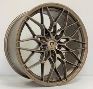 BK 1091 8X18İNÇ  5X112 ET35  FROZEN GOLD BRONZE XL ÇELİK JANT