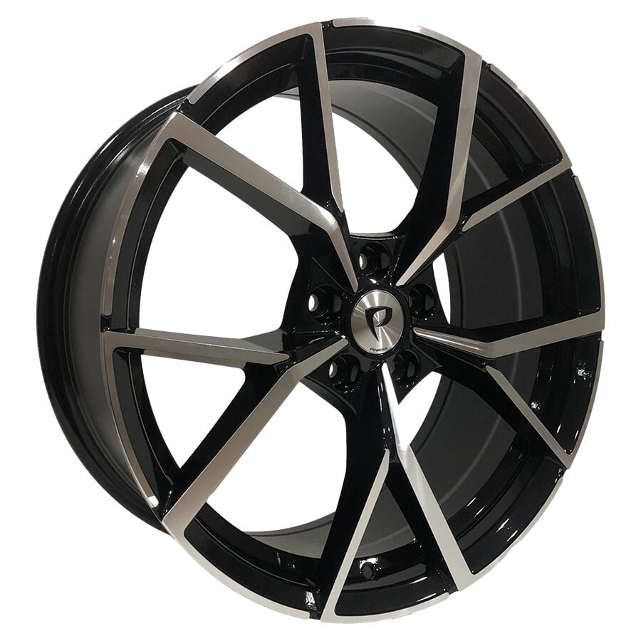 BK 5801 6.5X16inç 5X112 ET40 57.1 BLACK MACHINED XL çelik jant