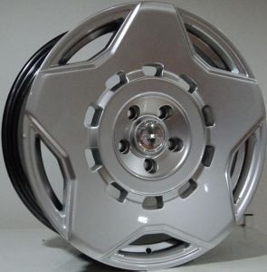 POWCAN BK-5207 8x18inç 4x100 ET35 73.1 BLACK Machıned Replika Çelik Jant