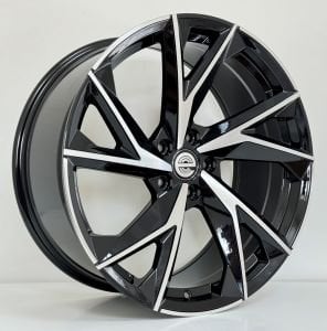EXP HA0003 8X18İNÇ  5X112 ET42 66.45 BLACK MACHINED XL ÇELİK JANT