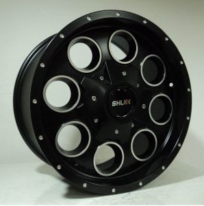 SLK Slk 8021 9x18inç 5X114.3/127 ET10 78.1 MAT BLACK MACHINED Çelik Jant