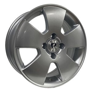BK 5791 6X15İNÇ  4X100 ET40 56.6 SILVER ÇELİK JANT