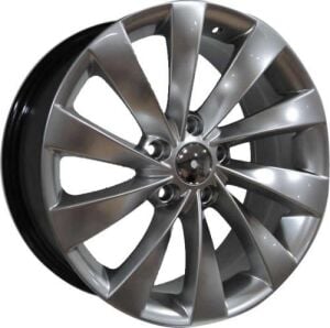 Powcan BK 438 6.5X15inç 4x100 HYPER SİLVER ÇELİK JANT