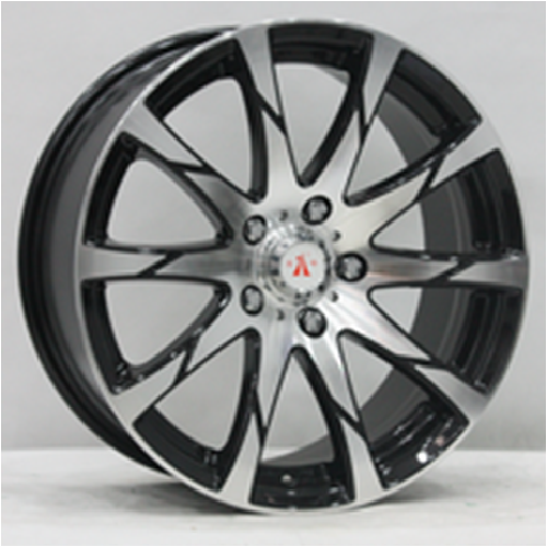 Megatork TORK 3115 6x14inç 4x100 et 35 73.1 Black Machined Çelik Jant