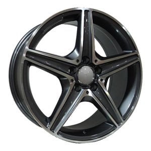 BK 5052 8x18inç 5x112 et45 66.56 GUN Machined Çelik Jant