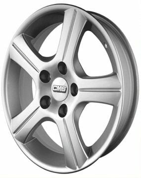 CMS 313 6.5x15inç 5x112 57.1 Silver Machined Çelik Jant