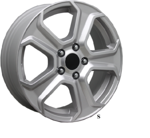 F 315 6.5x15inç 4x100 et 35 73.1  Silver Machined  Çelik Jant