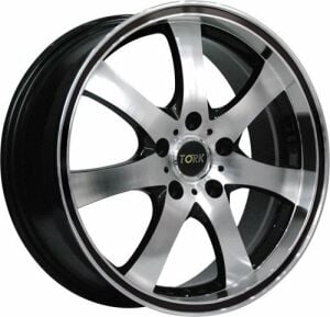 Megatork TORK 456 6x14inç 4x100 Black Machined Siyah