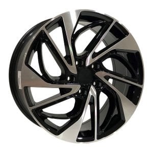 DY 678 8X18İNÇ  5X114.3 ET50 67.1 BLACK MACHINED XL ÇELİK JANT