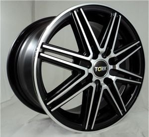 Megatork TORK 3179 6.5X15inç 4X100 BLACK MACHİNED ÇELİK JANT