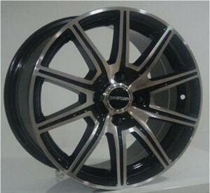 Powcan BK 149 7x15inç 4x100 BLACK MACHINED ÇELİK JANT