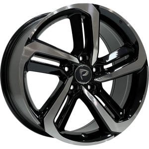BK 5521 8.5X18İNÇ  5X114.3 ET50 64.1 BLACK MACHINED XL ÇELİK JANT