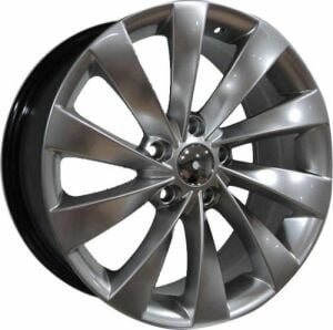 Powcan BK 438 6x14inç 5x100 Hyper Silver Volkswagen Replika Çelik Jant