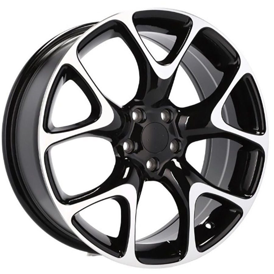 BK 518 8X18İNÇ  5X120 ET35 72.56 BLACK MACHINED ÇELİK JANT