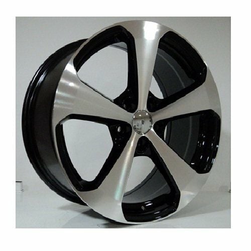 Powcan BK 741 8x18inç 5x112  Black Machined Volkswagen Replika Çelik Jant SCİROCCO GTS